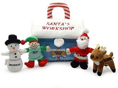 First Christmas Santan's Workshop Playset