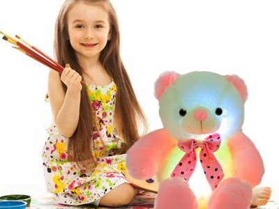 New Style LED Inductive Teddy Bear Stuffed Animals Plush Toy