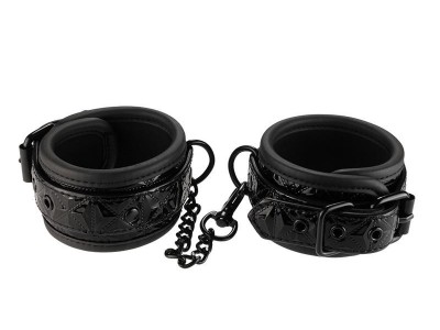 PU Metal BDSM Bondage wrist & ankle restraints