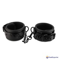 PU Metal BDSM Bondage wrist & ankle restraints
