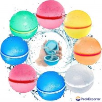 Reusable Water Bomb Balloons, Latex-Free Silicone Water Splash Ball