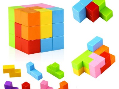Magnetic Buliding Blocks Magic Magnetic Cube for Kids-7pcs Magnetic Bricks