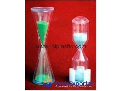 we are a produce moulded plastic sand timer  animal movable eyes crystal eyes