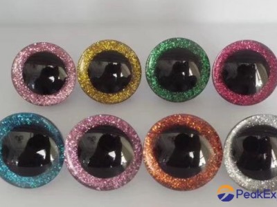 Plush toy accessories three-dimensional crystal eyes