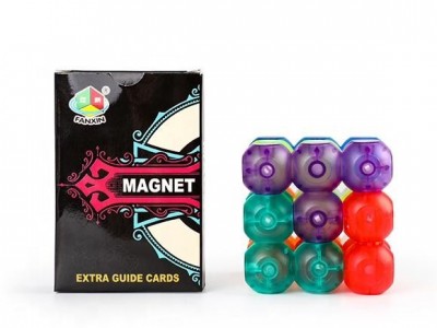 Translucent Colors Kids Magnetic Toy Magnetic Cube Toy Intellectual