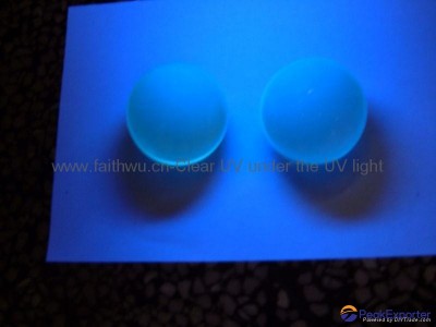 Clear UV j   ling acrylic ball