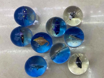 45mm high bouncy sea animals bouncing balls bolas de goma