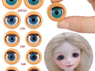 Plastic Open Close Blinking Doll Eyes