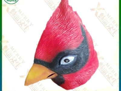 angry red bird mask fullhead latex mask funny game character