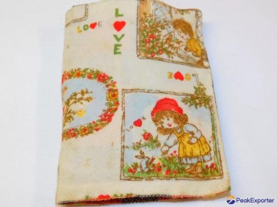 SWEET Vintage 1950s Handmade CHILDS ACTIVITY QUIET TIME Cloth Book Tricky Dogs