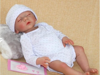 18" Closed-Eye Reborn Doll