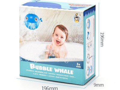 Bubble Whalle Bath Toys New Arrival Hot Selling WIth 20pcs Music