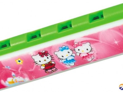 kids 4 holes 8 notes plastic catoon harmonica for sale