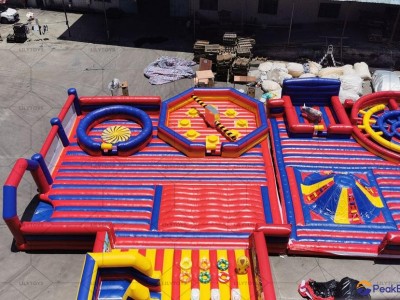 inflatable indoor trampoline park for theme park inflatable amusement park