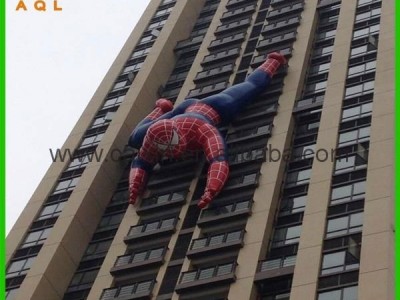 Electrifying giant inflatable spiderman