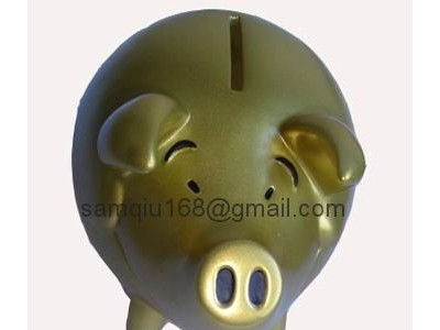 ICTI Certificate Plastic Cartoon Money Box Saving Piggy Bank Toy for kids