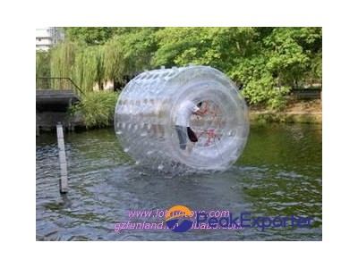 Inflatable Water Toy: Human Water Roller Rolling Ball.