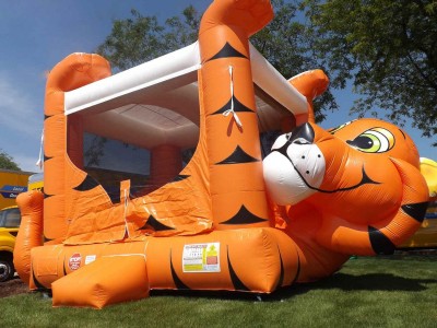 Giant custom inflatable tiger bounce inflatable bouncy castle for outdoor