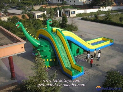 Giant Inflatable Bouncy Water Slide Largest Bouncer Slide