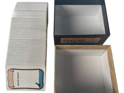 Custom Paper Or Plastic Playing Card Board Game With Boutique Box