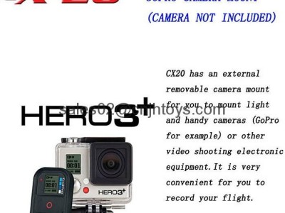2015 Hotselling Cheerson Cx-20 2.4G 6-axis RC quadcopter with camera