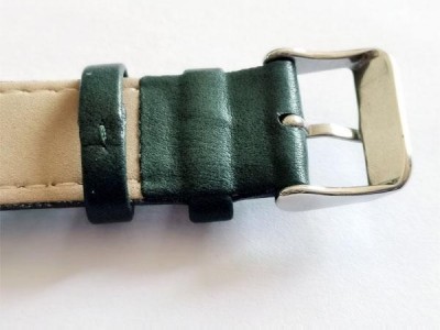 Green Leather Watch Strap