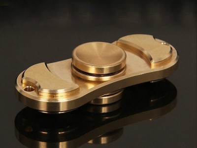 High Quality Brass Copper hand spinner toys ceramic bearing fidget toy