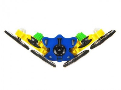360 degress rotation universal wheel car 2color flashing light effect