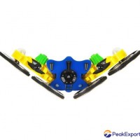 360 degress rotation universal wheel car 2color flashing light effect
