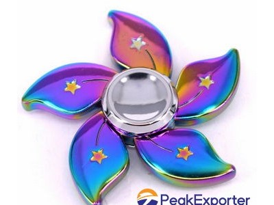 Hot popular metal toys fidget finger spinner with finger gyro