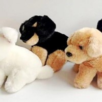 15cm sitting dogs stuffed for Children