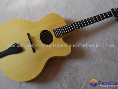 16inch handmade jazz guitar carved with solid wood