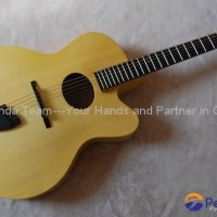 16inch handmade jazz guitar carved with solid wood