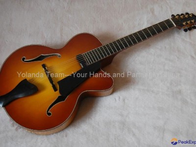 16inch 7 strings handmade jazz guitar
