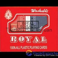 100% plastic playing cards