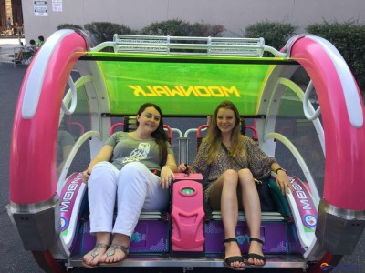 360 degree rotate le bar car game machine swing happy car amusement ride