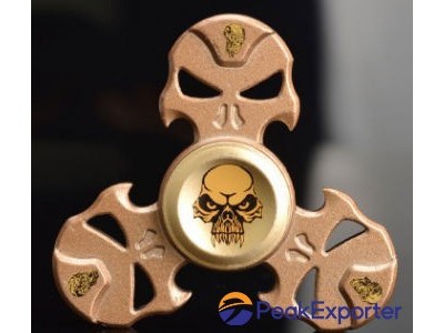 Fidget spinner toy crystal metal anti stress Aluminium alloy