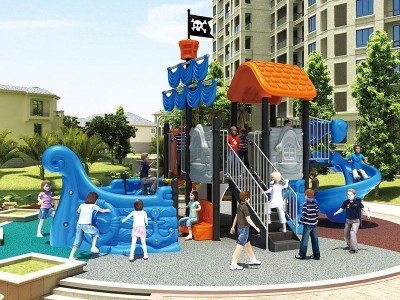 Pirate Ship Playground Equipment - Play Structure Theme Equipment Oem Odm