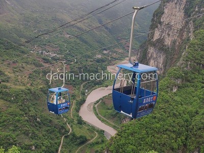 Fixed Cable-carrying Device Basket Type Ropeway