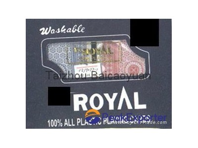 plastic playing cards