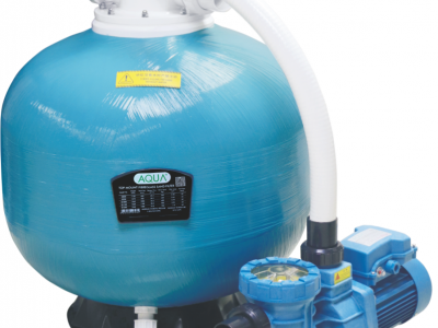 Swimming pool filter and pump filtration combo