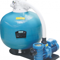 Swimming pool filter and pump filtration combo