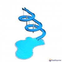 aqua slide water park kids swimming pool slide home water slide