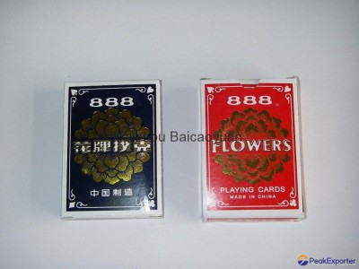 playing cards 888 flower