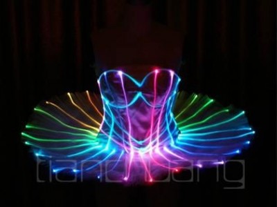 Programmable LED Light Ballet Dancewear