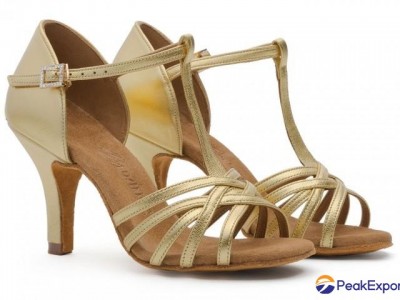bddance shoes 2387 golden leather latin dancing shoes  ballroom