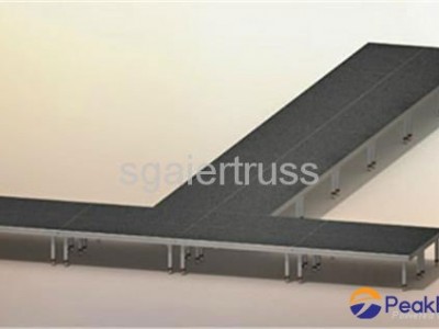 Modular stage aluminum assemble stage portable stage