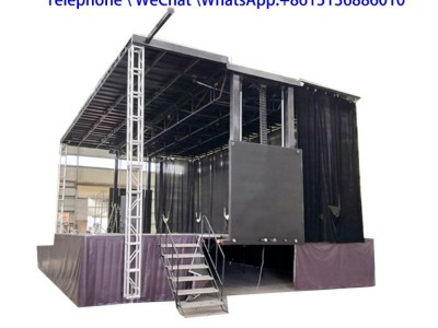 12 m  led mobile stage trailer truck  for roadshow