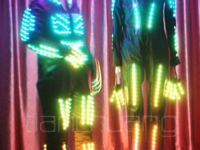 Wireless DMX512 LED Robot Outfit Suit