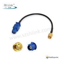 Vehicle Antenna Extension Pigtail SMA male to Fakra male Cable